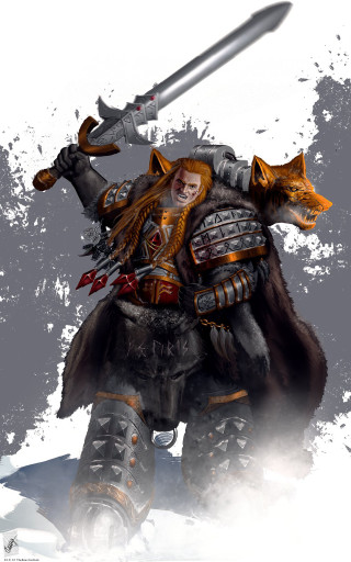 Man sword wolf outfit holding - holding free wallpaper for mobile