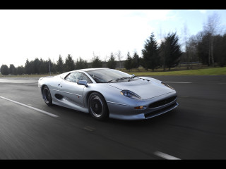 Silver sports car forest road 3 - pearlescent free wallpaper