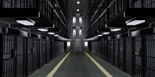 Long hallway jail cells ladder - grim free wallpaper for desktop