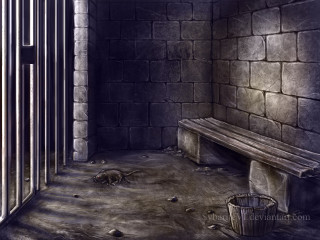 Bench jail cell bars trash - bar free wallpaper