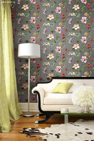 Living room white couch flower 2 - the floor free wallpaper for mobile