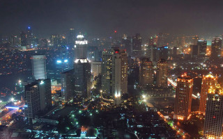 City night lights buildings background 15 - basuki abdullah free wallpaper