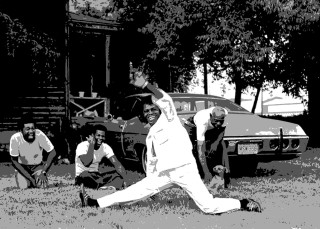 Man swinging baseball bat field - nearby free wallpaper