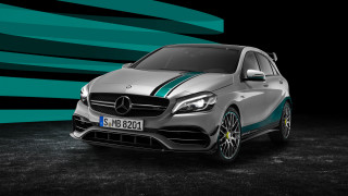 Mercedes benz cla black green - the front free wallpaper