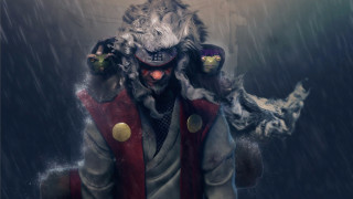 Man costume rain hands head - a man in a costume free wallpaper for desktop