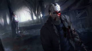Creepy masked man bloody hands - a creepy mask free wallpaper