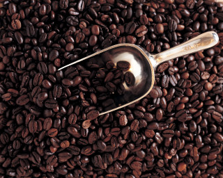 Spoon coffee beans spoon middle - a spoon free wallpaper