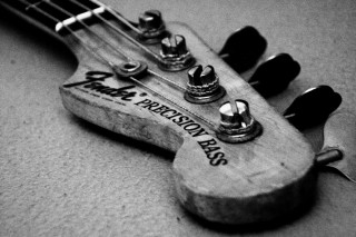 Guitar neck capo black white - brian thomas free wallpaper