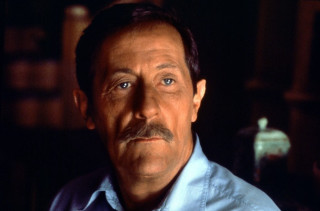 Man mustache blue shirt serious 2 - a mustache free wallpaper