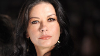 Woman long black hair earrings 3 - tachisme free wallpaper for desktop