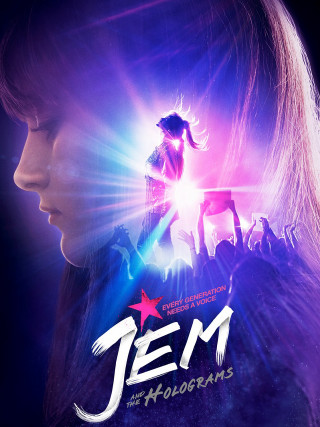 Jem the movie poster woman - free sci-fi wallpaper