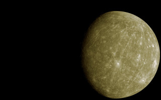 Large yellow object moon earth - ray free wallpaper