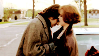 Man woman car street trees - art and crafts movement free wallpaper for desktop