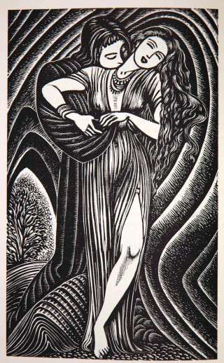 Woman hugging man black white - free cyberpunk wallpaper