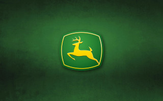 Green yellow logo deer background - a deer free wallpaper