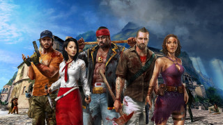 Group people video game mountain 2 - a video game scene free wallpaper