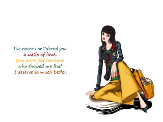 Woman sitting pile books handbag - free retro wallpaper for desktop
