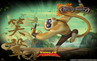 Monkey gun beer flying back - its hand free wallpaper