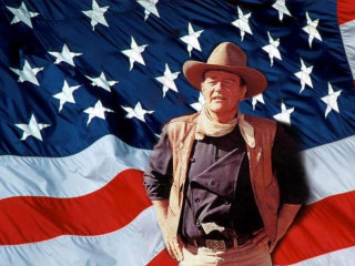 Cowboy man american flag hands - his hip free wallpaper