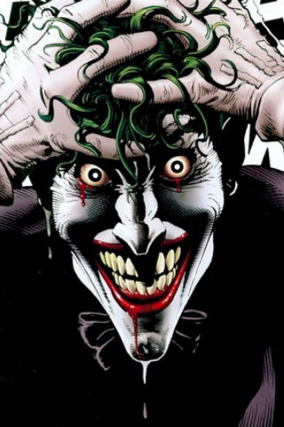 Joker hands head green hair - free dark wallpaper for mobile