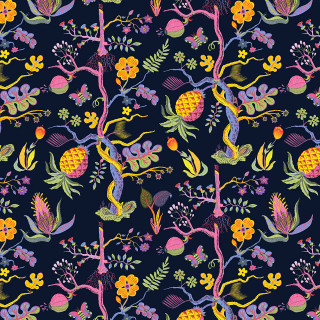 Colorful bird flower branch lily - a branch free wallpaper for tablet