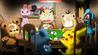 Stuffed animals card game table - the gathering free wallpaper