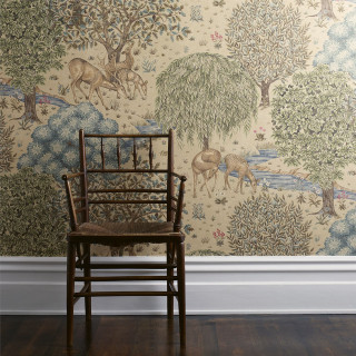 Chair deer wallpaper interior decor - front of a wall free wallpaper