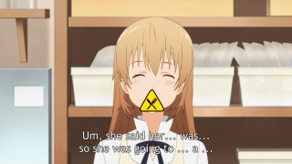 Girl yellow triangle mouth bookcase - a bookcase free wallpaper