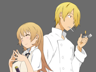 Couple people standing cigarette mouth - a cigarette free wallpaper