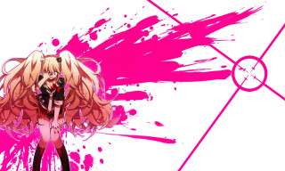 Anime girl blonde hair microphone - auto free wallpaper