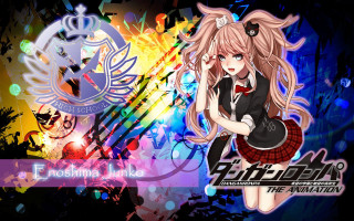 Anime girl long hair black - neoexpressionism free wallpaper for desktop