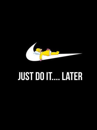 Person laying nike logo minimalist - banksy free wallpaper for mobile