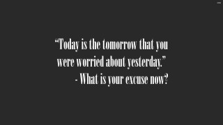 Today is the tomorrow you - inspirational free wallpaper