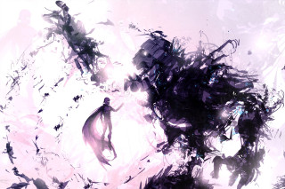 Man hat suit painting art - arcane free wallpaper