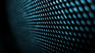 Close up wall pattern blue - mesh wire free wallpaper