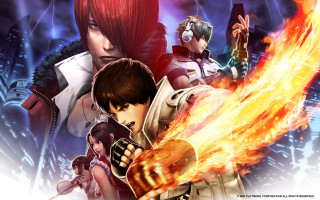 Anime characters guns flame group - neogeo free wallpaper for desktop