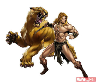 Man costume fighting bear sword - a bear free wallpaper