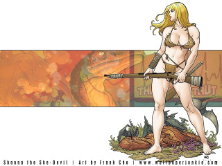 Woman gun painting dragon art - bruce timm free wallpaper