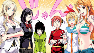 Anime girls arms crossed backs - their back free wallpaper