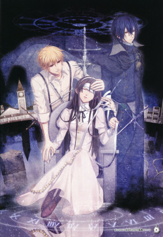 Anime couple clock tower standing - gothic art free wallpaper for mobile