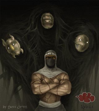 Man arms crossed monsters standing - his arm free wallpaper for tablet