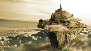 Castle in the clouds sky 2 - a sky background and a sky background free wallpaper for desktop