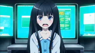 Girl long black hair surprised - aguri uchida free wallpaper