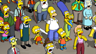 Simpsons cartoon group people suit - bob singer free wallpaper
