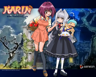 Anime couple characters blue background 5 - magic realism free wallpaper for desktop