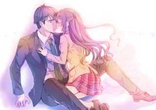 Man woman sitting floor white - a floor free wallpaper