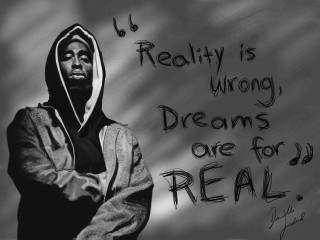 Man hoodie quote reality wrong - dream free wallpaper