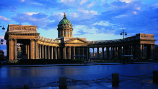 Dome building chain fence neoclassicism - a dome free wallpaper