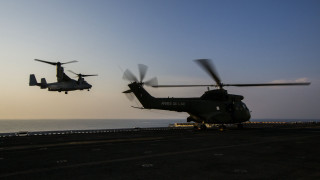 Military helicopters ocean ship sunset 2 - the deck free wallpaper