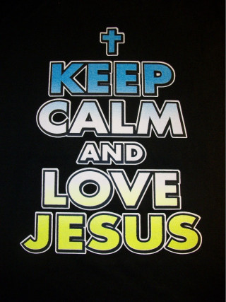 Keep calm love jesus cross - love free wallpaper for mobile